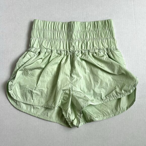 Free People Movement Way Home Shorts Light Green Women’s Size Small Athletic - Picture 1 of 9